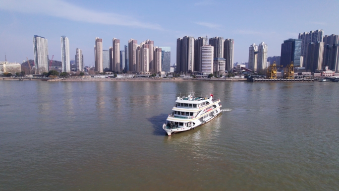 南京中山码头轮渡，过江轮渡，长江渡船