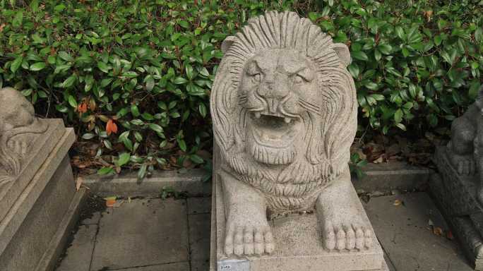 特色狮子石雕