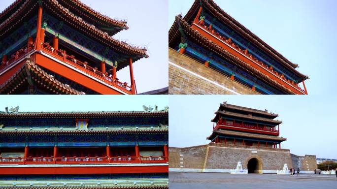 北京中轴线永定门 永定门城楼