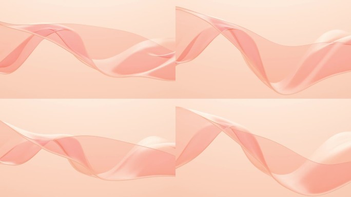 流动的抽象形状的材料透明桃绒毛桃绒毛背景