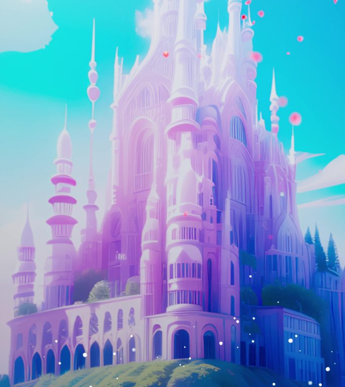 【4K】竖屏唯美梦幻城堡4