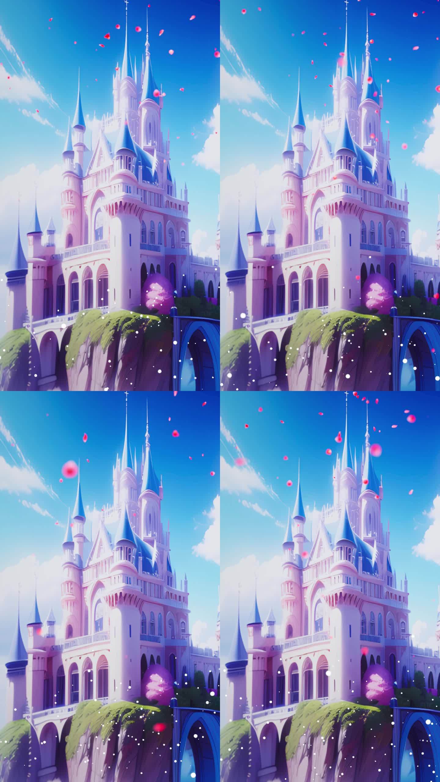 【4K】竖屏唯美梦幻城堡8