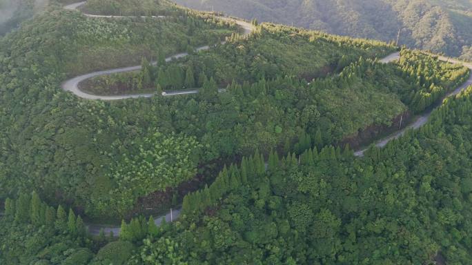 信宜大田顶日出云海大山早上航拍