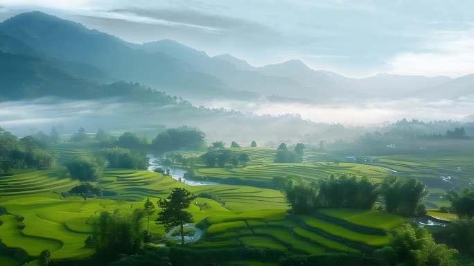 田野 农庄 田园 新农村 农业 田野