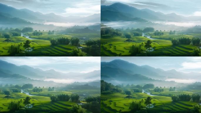 田野 农庄 田园 新农村 农业 田野