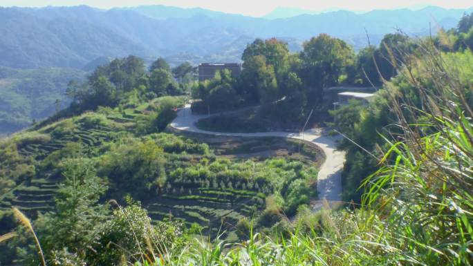 大山里的山村小路