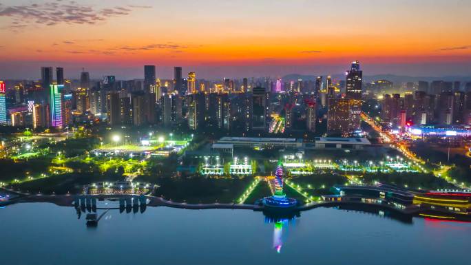 【原创4k】城市延时大都市cbd繁华夜景