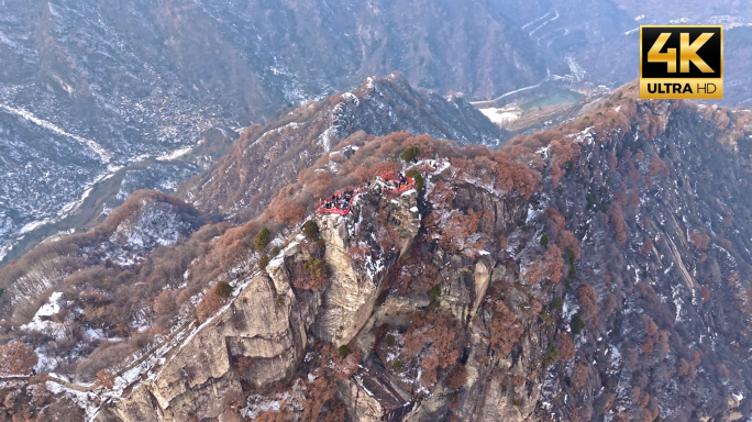 [4k原创] 秦岭山脉雪景