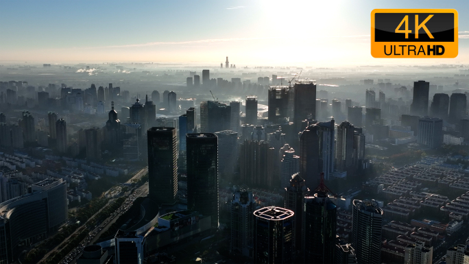 上海城市风光航拍