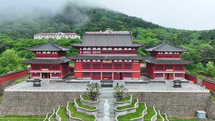 祖山日出云海瀑布望海禅寺