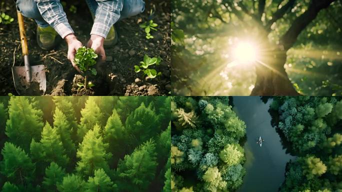 植树节 绿色环保 生态 世界环境日