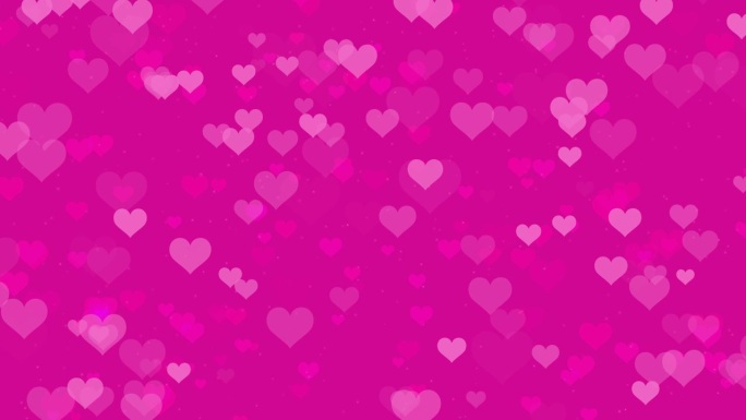生动的粉红色心浪漫爱情运动背景