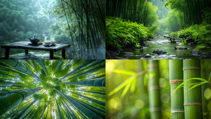 竹林天然氧吧绿色生态