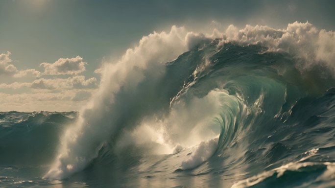 海浪海波浪海岸海洋