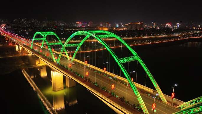 安康汉江四桥夜景