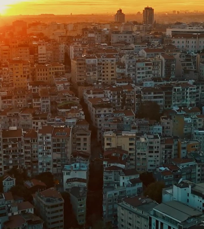 空中黄昏揭晓:从上面探索伊斯坦布尔隐藏的宝石#无人机发现#城市黄昏#伊斯坦布尔黄昏#城市奥秘