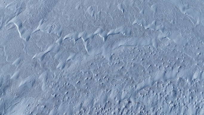 冰雪覆盖的扎敦河湿地草甸