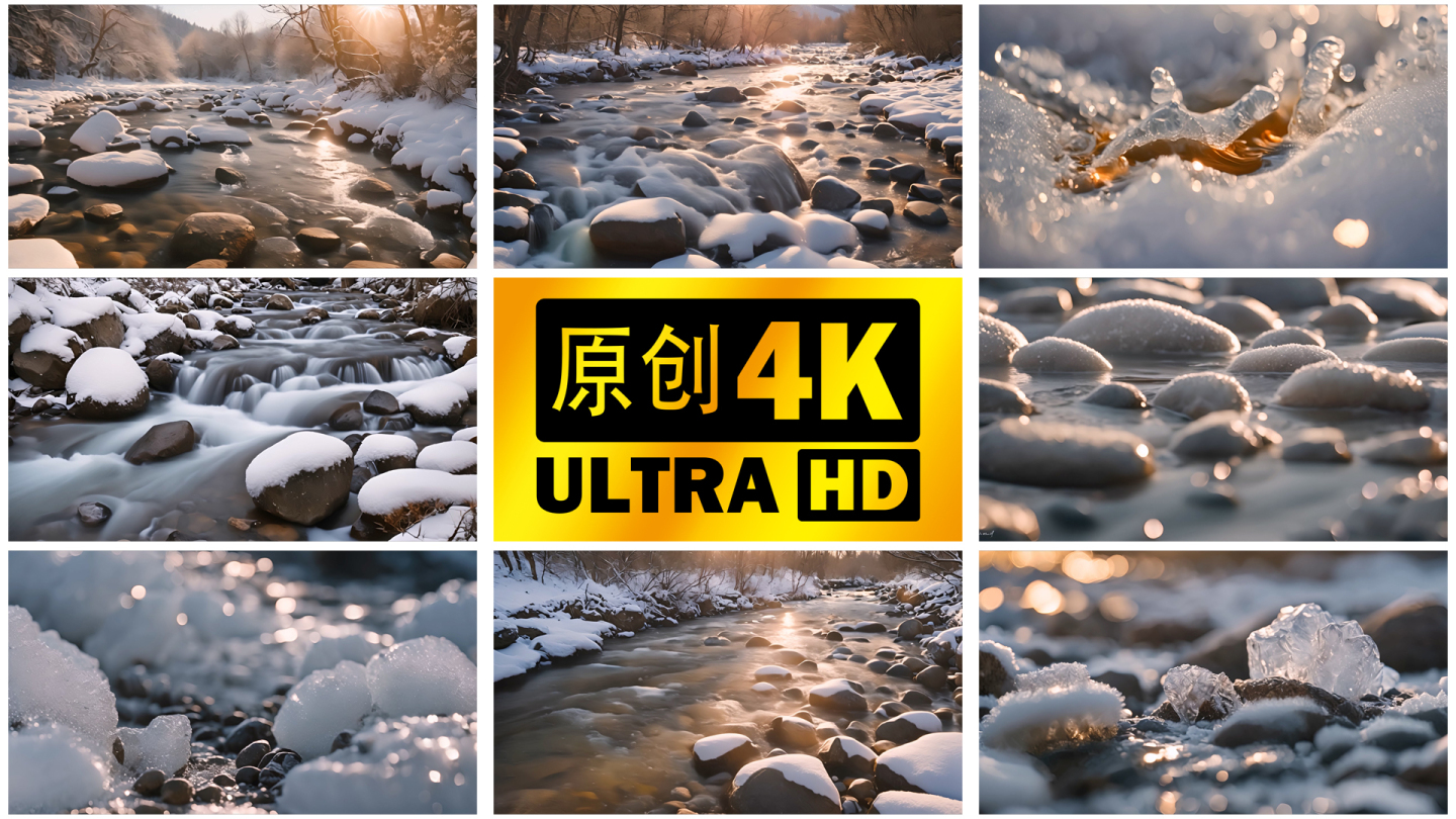 冰雪消融4K合辑