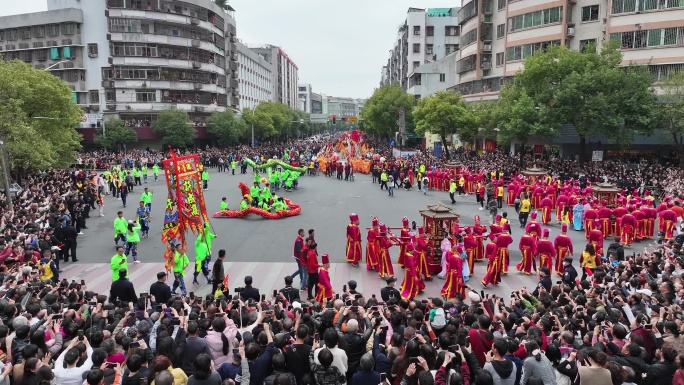 青龙古庙迎老爷出巡