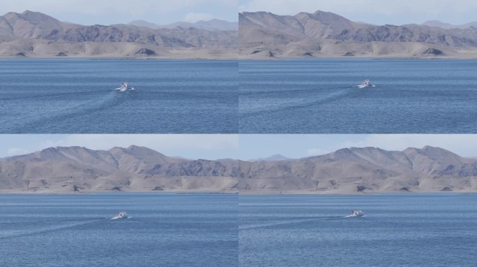 西藏 班公湖航拍4K