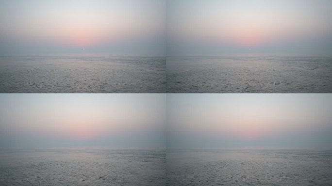 东极岛日落4K空镜