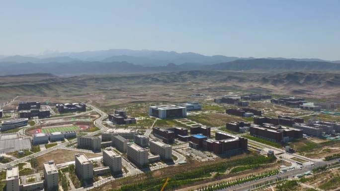 新疆大学新校区航拍