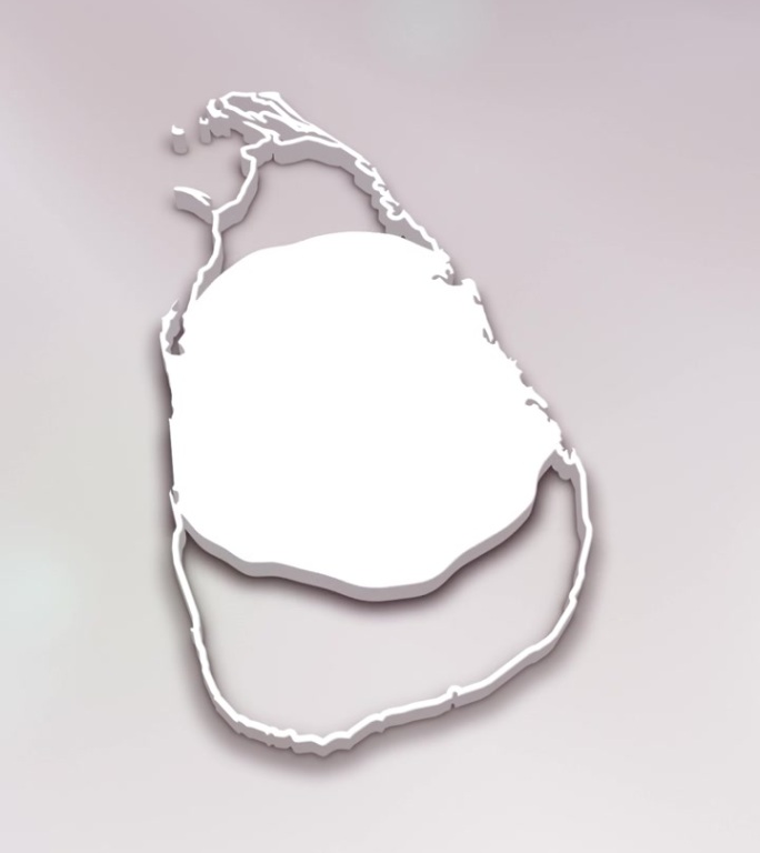 斯里兰卡3D地图介绍