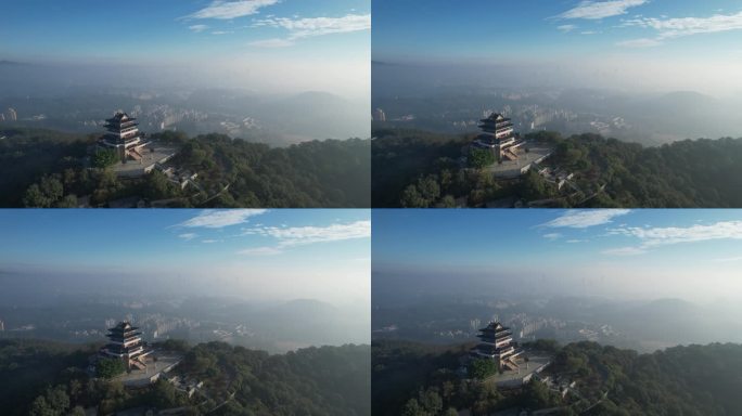 惠州高榜山景区航拍风光