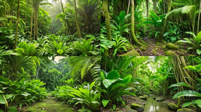 热带丛林原始森林