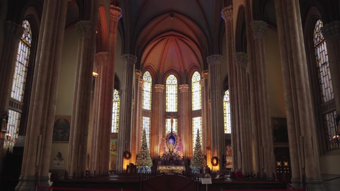 帕多瓦天主教堂的圣安东尼派安图安·基利塞西气势恢宏，新哥特式风格的伊斯坦布尔，土耳其