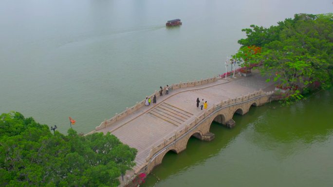 西湖苏提桥大景