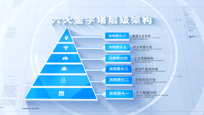 【6层】五款六层级金字塔【无插件】