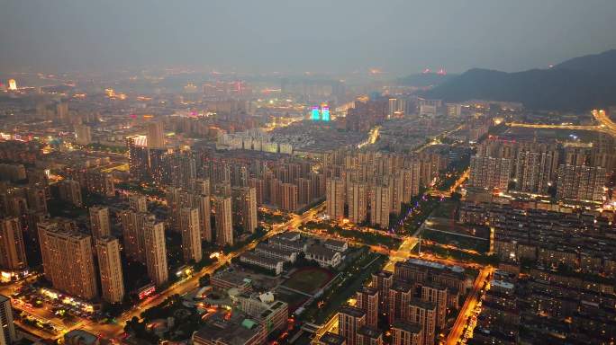 富阳城市夜景