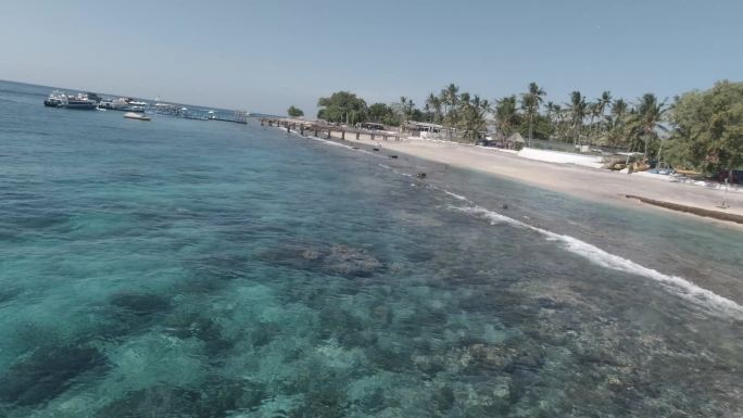 海浪海波浪海岸海洋海边穿越机沙滩穿越机