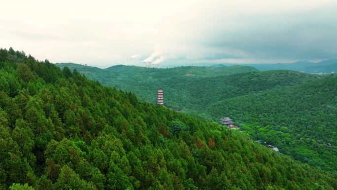 峄城区宣传片青檀寺穿云报国塔