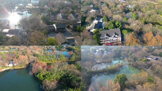 杭州市西湖区西溪湿地美景风景视频素材44