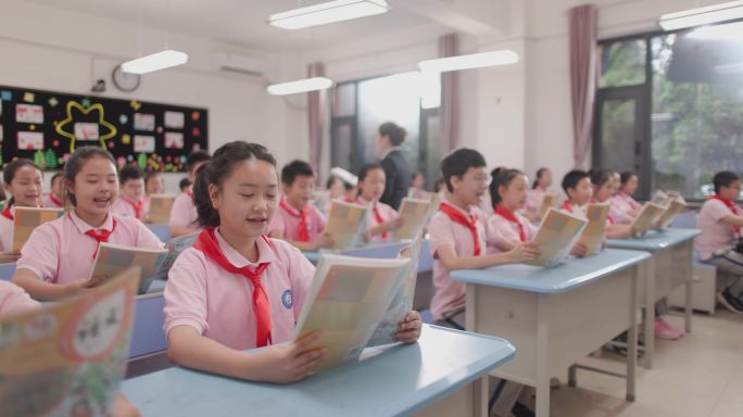 学生上课01 学校 老师讲课 教师 课堂