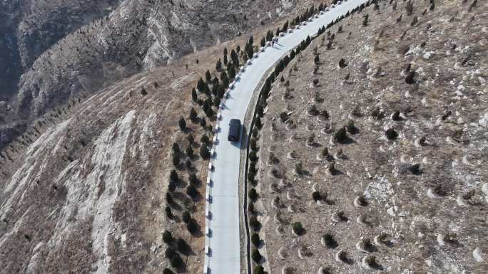 济南黑峪顶防火路自驾游