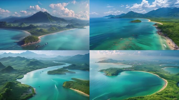 海 大海 岛 度假 海滩 海浪 岛屿