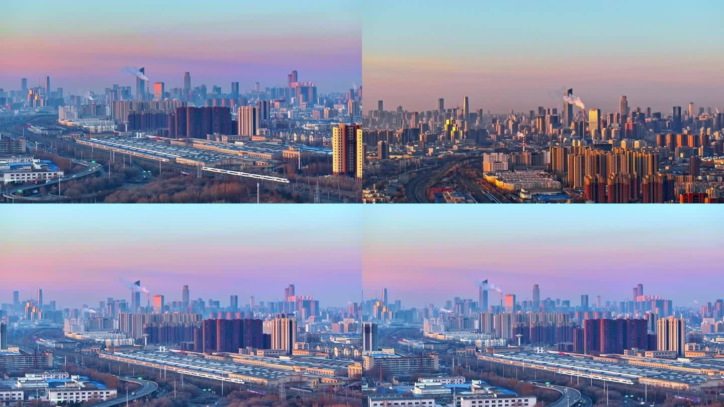 中国辽宁沈阳城市发展建设空镜合集