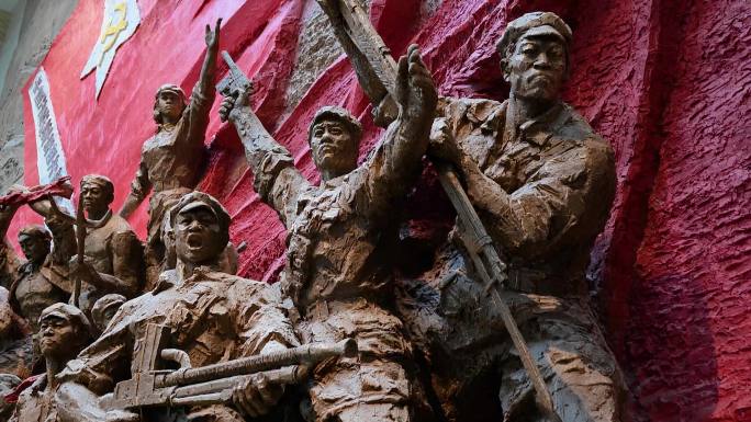 红军战争雕塑