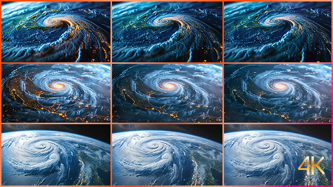 强烈热带风暴 台风低气压暴风圈 卫星云图