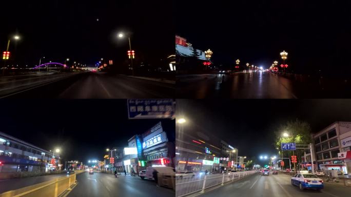 拉萨夜晚行车记录仪视频