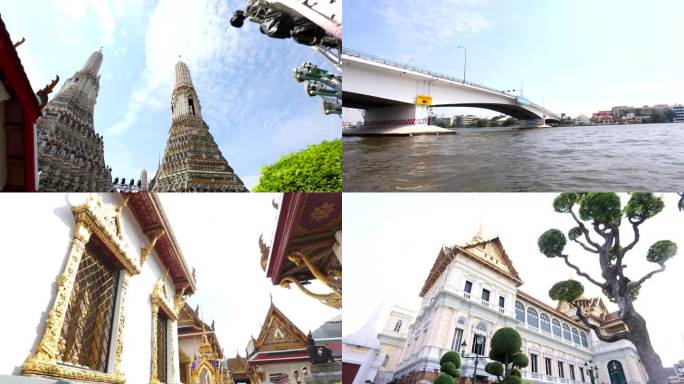 泰国曼谷芭提雅街景 大皇宫