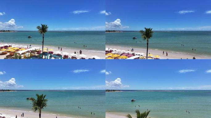 波图塞古罗巴伊亚海滩度假胜地。巴西东北部。