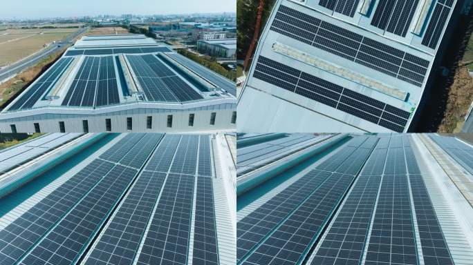 4K光伏板太阳能清洁能源