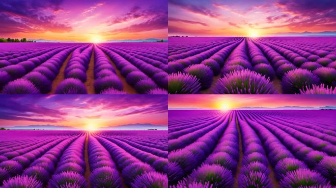 紫色的花 薰衣草