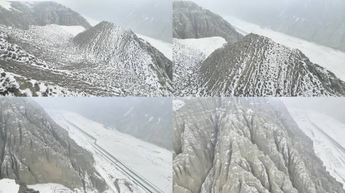 航拍新疆大峡谷