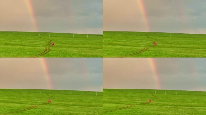 大草原上的彩虹（呼伦贝尔）
