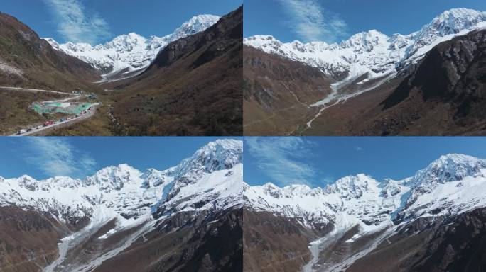 西藏林芝墨脱雪山